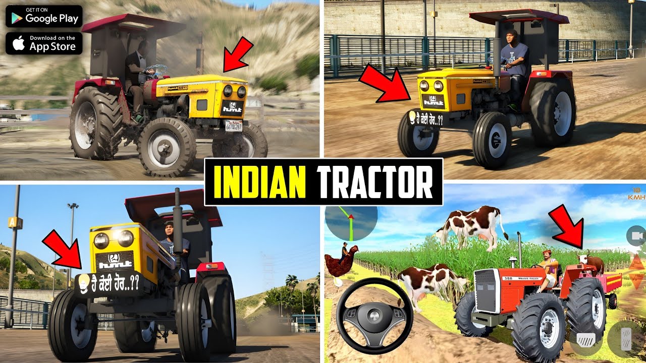 Best Indian Tractor Driving Game